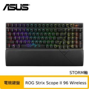ASUS 華碩 ROG Strix Scope II 96 Wireless NX 電競鍵盤 (STORM軸/PBT材質)現金收購手機