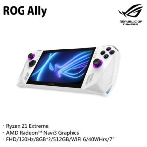 ROG ALLY EXTREME 旗艦版 ALLY-RC71L-0021AZ1_EXTRE (Ryzen Z1 Extreme/AMD Navi3/512G/8G*2/W11)現金收購手機
